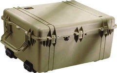Pelican Products, Inc. - 28-13/32" Wide x 17-21/32" High, Shipping/Travel Case - Olive, Polypropylene - Eagle Tool & Supply
