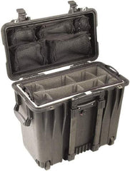 Pelican Products, Inc. - 12" Wide x 18" High, Top Loader Case - Black, Polypropylene - Eagle Tool & Supply