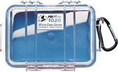 Pelican Products, Inc. - 4-3/4" Wide x 2-1/8" High, Clamshell Hard Case - Clear/Blue, Polycarbonate - Eagle Tool & Supply