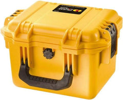 Pelican Products, Inc. - 9-51/64" Wide x 7-45/64" High, Clamshell Hard Case - Yellow, HPX High Performance Resin - Eagle Tool & Supply