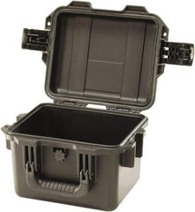 Pelican Products, Inc. - 9-51/64" Wide x 7-45/64" High, Clamshell Hard Case - Black, HPX High Performance Resin - Eagle Tool & Supply