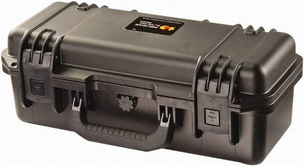 Pelican Products, Inc. - 8-13/32" Wide x 6-45/64" High, Clamshell Hard Case - Black, HPX High Performance Resin - Eagle Tool & Supply