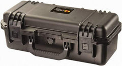 Pelican Products, Inc. - 8-13/32" Wide x 6-45/64" High, Clamshell Hard Case - Black, HPX High Performance Resin - Eagle Tool & Supply