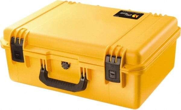 Pelican Products, Inc. - 16" Wide x 8-19/64" High, Clamshell Hard Case - Yellow, HPX High Performance Resin - Eagle Tool & Supply
