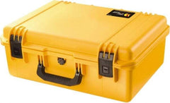 Pelican Products, Inc. - 16" Wide x 8-19/64" High, Clamshell Hard Case - Yellow, HPX High Performance Resin - Eagle Tool & Supply