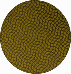 Norton - 3" Disc Diam, 400 Grit, Diamond Quick Change Disc - Type R Attaching System, Coated, Yellow, Super Fine Grade - Eagle Tool & Supply