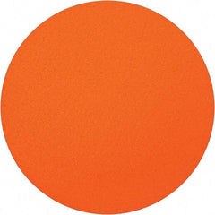 Norton - 20" Diam, 120 Grit Ceramic Adhesive PSA Disc - Medium Grade, Orange, Y Weighted Backing, Flexible - Eagle Tool & Supply