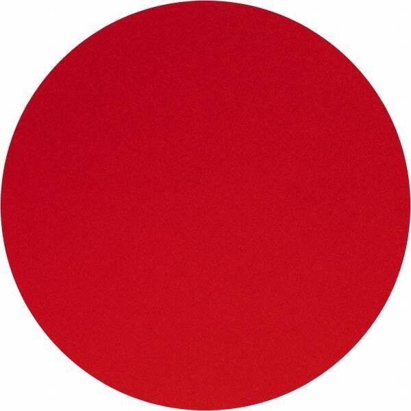 Norton - 12" Diam, 120 Grit Ceramic Adhesive PSA Disc - Medium Grade, Orange, Y Weighted Backing, Flexible - Eagle Tool & Supply
