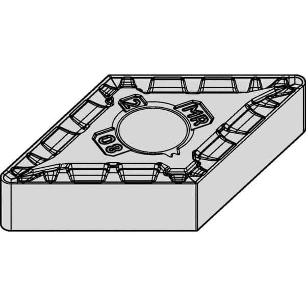Kennametal - DNMG442 MR Grade KCM25B Carbide Turning Insert - TiOCN Finish, 55° Diamond, 1/2" Inscr Circle, 1/4" Thick, 1/32" Corner Radius - Eagle Tool & Supply