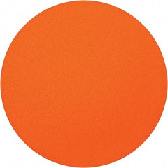 Norton - 20" Diam, 60 Grit Ceramic Adhesive PSA Disc - Coarse Grade, Orange, Y Weighted Backing, Flexible - Eagle Tool & Supply