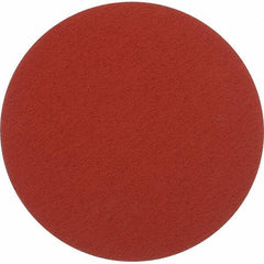 Norton - 12" Diam, 36 Grit Ceramic Adhesive PSA Disc - Very Coarse, Orange, Y Weighted Cloth Backing - Eagle Tool & Supply