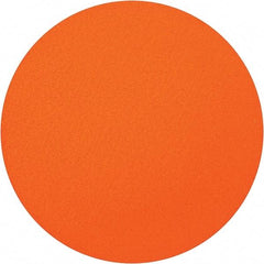 Norton - 20" Diam, 80 Grit Ceramic Adhesive PSA Disc - Coarse Grade, Orange, Y Weighted Backing, Flexible - Eagle Tool & Supply