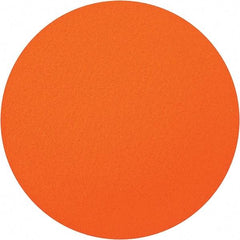 Norton - 12" Diam, 80 Grit Ceramic Adhesive PSA Disc - Coarse Grade, Orange, Y Weighted Backing, Flexible - Eagle Tool & Supply