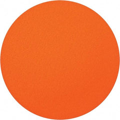 Norton - 12" Diam, 50 Grit Ceramic Adhesive PSA Disc - Coarse Grade, Orange, Y Weighted Backing, Flexible - Eagle Tool & Supply