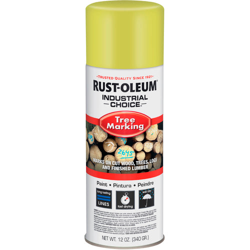 Wet/Dry Tree Marking-Fluorescent Yellow Spray Paint