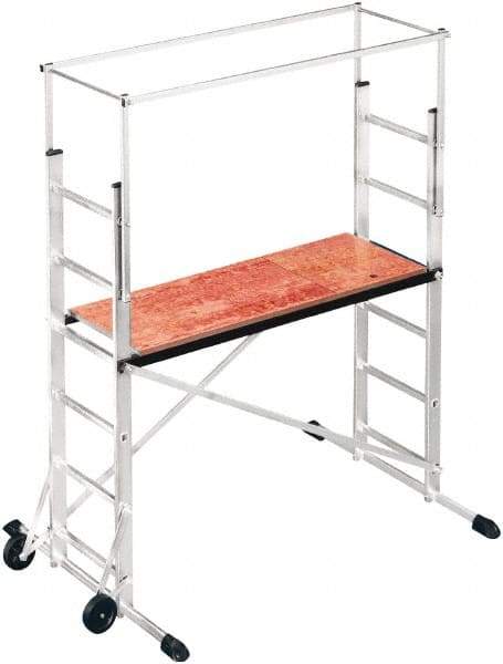 Hailo - Base Section Narrow Span Scaffolding - 5 Ft. Long, 330 Lbs. per Sq. Ft. Duty Rating - Eagle Tool & Supply
