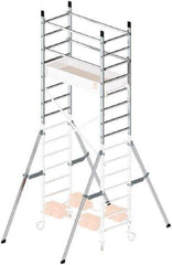 Hailo - Upper 7 Ft. Section Narrow Span Scaffolding - 5 Ft. Long, 441 Lbs. per Sq. Ft. Duty Rating - Eagle Tool & Supply