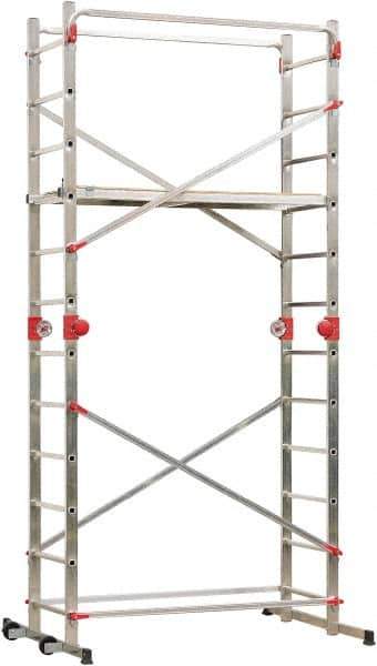 Hailo - Base Section Narrow Span Scaffolding - 5 Ft. Long, 330 Lbs. per Sq. Ft. Duty Rating - Eagle Tool & Supply
