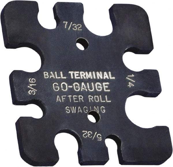 Loos & Co. - 5/32 to 1/4 Inch Range, Wire and Sheet Metal Gage - Use with Ball Terminals - Eagle Tool & Supply