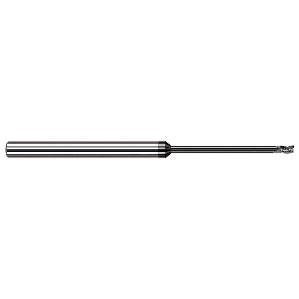 Harvey Tool - Square End Mills Mill Diameter (Decimal Inch): 0.0250 Length of Cut (Decimal Inch): 0.0370 - Eagle Tool & Supply