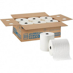 Georgia Pacific - Hard Roll of 1 Ply White Paper Towels - 8-1/4" Wide, 425' Roll Length - Eagle Tool & Supply