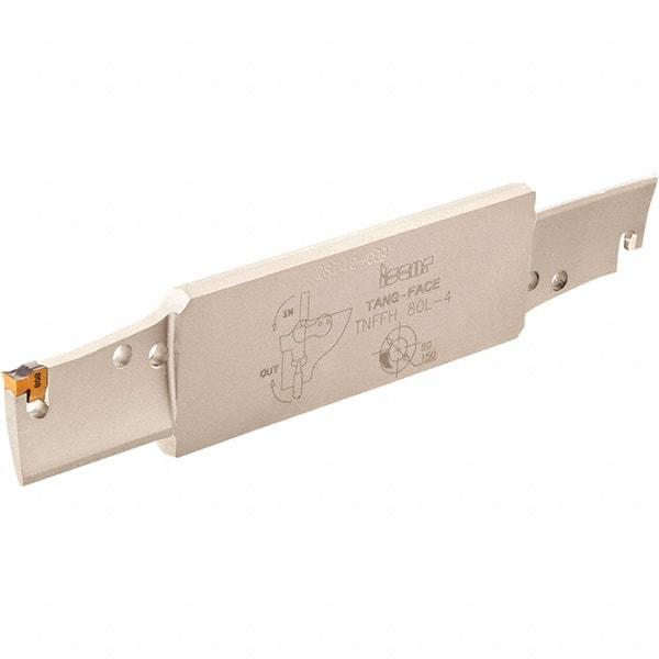 Iscar - 3" Groove Width, 24mm Max Depth of Cut, Right Hand Cut, TNFFH Indexable Grooving Blade - TNF-M, TNF-P Insert Style, Series TangFace - Eagle Tool & Supply