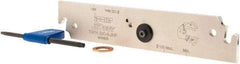 Iscar - 1.26" Blade Height, 0.157" Blade Width, 6.2992" OAL, Neutral Cut, Double End Indexable Cut-Off Blade - TGFH Blade, JetHPLine, Tang-Grip Series - Eagle Tool & Supply