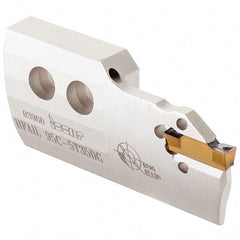 Iscar - 5" Groove Width, 38mm Max Depth of Cut, Left Hand Cut, HFAI Indexable Grooving Blade - DGN-W, HFPR/L, HFPR/L (Full Radius), HGPL Insert Style, Series Heliface - Eagle Tool & Supply
