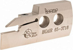 Iscar - 3" Groove Width, 18mm Max Depth of Cut, Right Hand Cut, HGAI Indexable Grooving Blade - GRIP, GRIP (Full Radius), HGN-C, HGN-J, HGN-UT Insert Style, Series Heliface - Eagle Tool & Supply