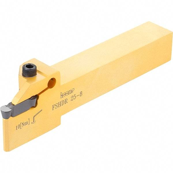 Iscar - FSHD, External, Right Hand, 0.826" Max Depth of Cut, 0.256" Max Groove Width, Indexable Grooving Tool Holder - FSPA 6.00-3.00 Insert Compatibility, 1" Shank Height, 1" Shank Width, 5.9" OAL - Eagle Tool & Supply