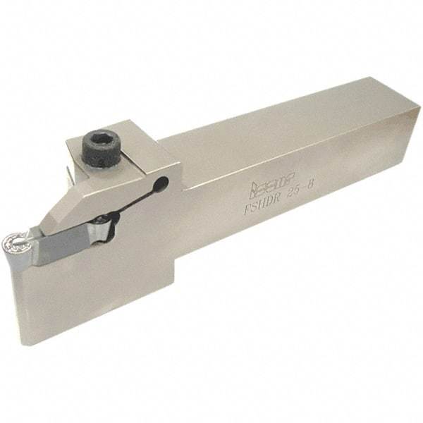 Iscar - FSHD, External, Right Hand, 25.5mm Max Depth of Cut, 8mm Max Groove Width, Indexable Grooving Tool Holder - FSPA 80-40.. Insert Compatibility, 25mm Shank Height, 25mm Shank Width, 170mm OAL - Eagle Tool & Supply