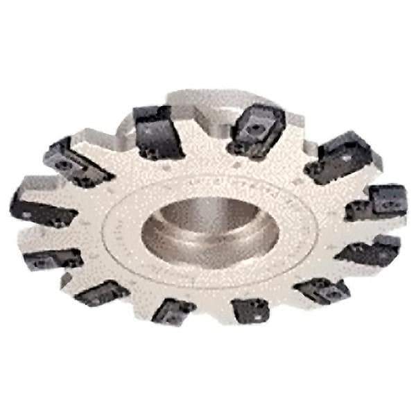 Iscar - Shell Mount Connection, 0.4134" Cutting Width, 1.0236" Depth of Cut, 100mm Cutter Diam, 1-1/16" Hole Diam, 6 Tooth Indexable Slotting Cutter - FDN-CALN12 Toolholder, LNET 12-TN, LNET 12-TN-MM, LNET 12..-30X1-N Insert - Eagle Tool & Supply