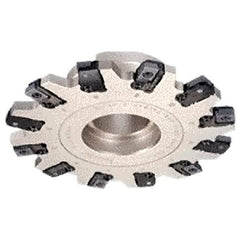 Iscar - Shell Mount Connection, 0.4134" Cutting Width, 1.0236" Depth of Cut, 100mm Cutter Diam, 1-1/16" Hole Diam, 6 Tooth Indexable Slotting Cutter - FDN-CALN12 Toolholder, LNET 12-TN, LNET 12-TN-MM, LNET 12..-30X1-N Insert - Eagle Tool & Supply