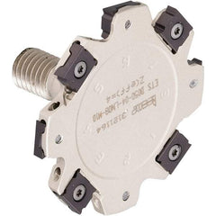 Iscar - Modular Connection Connection, 0.118" Cutting Width, 0.6102" Depth of Cut, 50mm Cutter Diam, 8 Tooth Indexable Slotting Cutter - ETS-LN08-M Toolholder, LNET Insert, Right Hand Cutting Direction - Eagle Tool & Supply