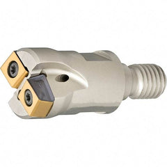Iscar - 25.2mm Cut Diam, 2.5mm Max Depth of Cut, Indexable Plunge End Mill - M12 Modular Connection, HTP LNHT 0604 Insert Style, HTP-M-LN06 Toolholder Style, Through Coolant, Series FlexFit, TangPlunge - Eagle Tool & Supply