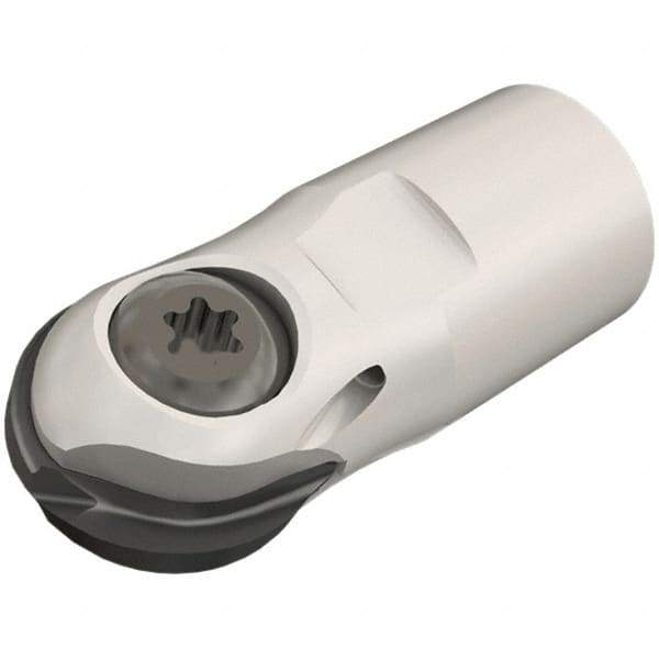 Iscar - 20mm Cut Diam, 48mm OAL, Indexable Ball Nose End Mill - T12 Modular Connection, TS HCM Toolholder, HBF-QF, HBR-QF, HCC-QF, HCD-QF, HCR, HTR-QF Insert - Eagle Tool & Supply