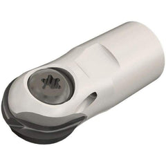 Iscar - 20mm Cut Diam, 48mm OAL, Indexable Ball Nose End Mill - T12 Modular Connection, TS HCM Toolholder, HBF-QF, HBR-QF, HCC-QF, HCD-QF, HCR, HTR-QF Insert - Eagle Tool & Supply