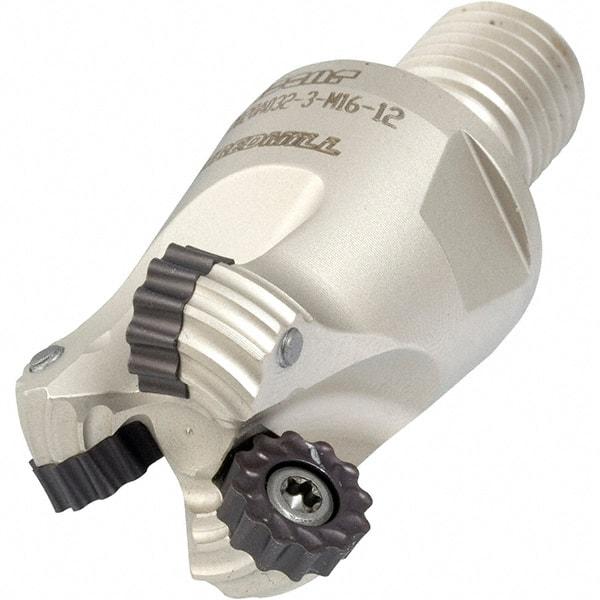 Iscar - 40mm Cutting Diam, 6mm Max Depth of Cut, Modular Connection Indexable Copy End Mill - 4 Inserts, RCMT/RCCT-MO, RCMT/RCMW/RCCW-FW, RCMW/RCCW-MO Insert, ERW-M Toolholder, Through Coolant - Eagle Tool & Supply
