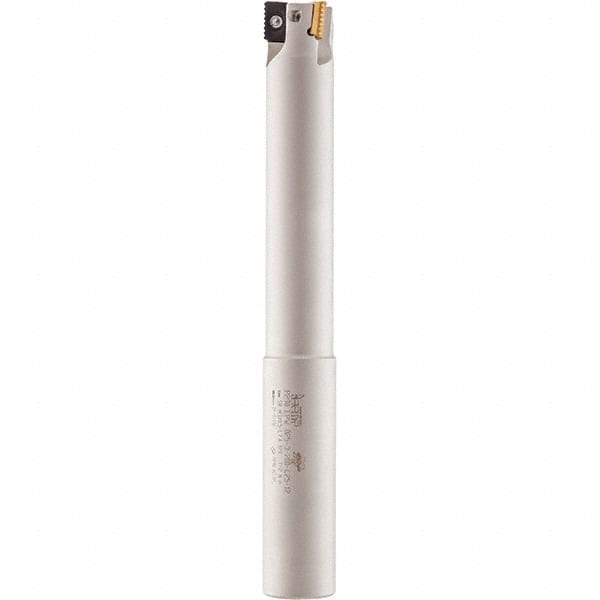Iscar - 1-1/2" Cut Diam, 0.708" Max Depth of Cut, 1-1/4" Shank Diam, 8" OAL, Indexable Square Shoulder End Mill - P290 AC.T 1806.. Inserts, Weldon Shank, 0° Lead Angle, Through Coolant, Series MillShred - Eagle Tool & Supply