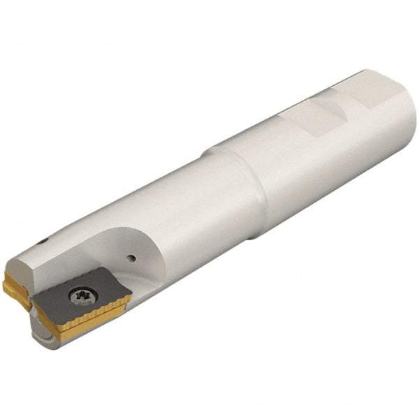 Iscar - 32mm Cut Diam, 18mm Max Depth of Cut, 32mm Shank Diam, 210mm OAL, Indexable Square Shoulder End Mill - P290 AC.T 1806.. Inserts, Cylindrical Shank, 0° Lead Angle, Through Coolant, Series MillShred - Eagle Tool & Supply