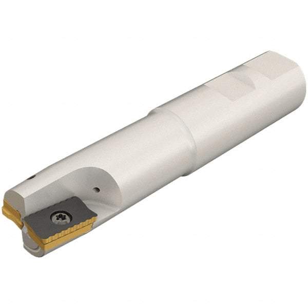 Iscar - 40mm Cut Diam, 18mm Max Depth of Cut, 32mm Shank Diam, 200mm OAL, Indexable Square Shoulder End Mill - P290 AC.T 1806.. Inserts, Cylindrical Shank, 0° Lead Angle, Through Coolant, Series MillShred - Eagle Tool & Supply