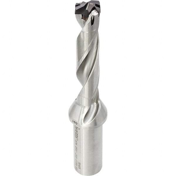 Iscar - 0.945" to 0.98" Diam, 5xD, 4.72" Max Depth, 1-1/4" Shank Diam, 8.58" OAL, Replaceable-Tip Drill - FCP, ICK, ICK-2M, ICM, ICN, ICP, iCP-2M Insert, 24 Seat Size, 89204267 Toolholder, Series SumoCham - Eagle Tool & Supply