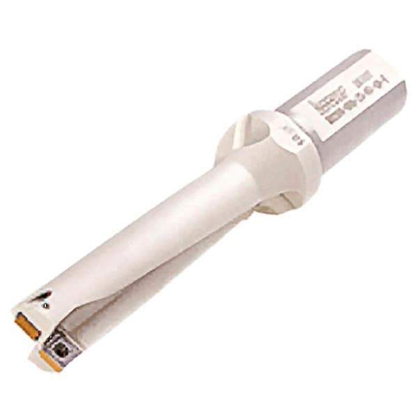 Iscar - 72mm Max Drill Depth, 4xD, 18mm Diam, Indexable Insert Drill - 2 Inserts, 25mm Shank Diam, Straight Shank - Eagle Tool & Supply