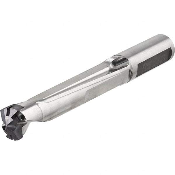 Iscar - 15mm to 5/8" Diam, 5xD, 75mm Max Depth, 15mm Shank Diam, 137.7mm OAL, Replaceable-Tip Drill - FCP, ICK, ICK-2M, ICM, ICN, ICP, iCP-2M Insert, 15 Seat Size, 54998547 Toolholder, Series UniSumoCham - Eagle Tool & Supply