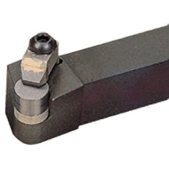 Iscar - CRGN, Right Hand Cut, 91° Lead Angle, 25mm Shank Height x 25mm Shank Width, Negative Rake Indexable Turning Toolholder - 150mm OAL, RNGN 12.. Insert Compatibility, Series Isoturn - Eagle Tool & Supply