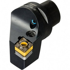 Iscar - Right Hand Cut, Size C5, CNMX Insert Compatiblity, External Modular Turning & Profiling Cutting Unit Head - 35mm Ctr to Cutting Edge, 60mm Head Length, Through Coolant, Series Heliturn - Eagle Tool & Supply