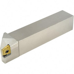 Iscar - SLAN, Left Hand Cut, 1-1/4" Shank Height x 1-1/4" Shank Width, Negative Rake Indexable Turning Toolholder - 6" OAL, LNMX Insert Compatibility, Series Heliturn - Eagle Tool & Supply