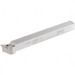 Iscar - SVPC, Left Hand Cut, 117.5° Lead Angle, 12mm Shank Height x 12mm Shank Width, Neutral Rake Indexable Turning Toolholder - 125mm OAL, VC..1103 Insert Compatibility, Series Isoturn - Eagle Tool & Supply