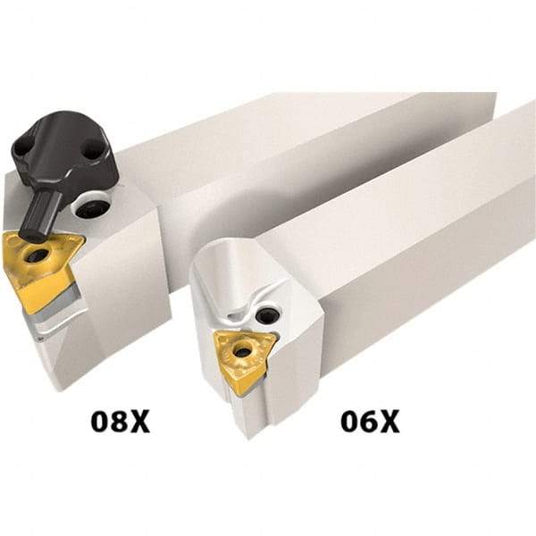 Iscar - PWLN, Right Hand Cut, 25mm Shank Height x 25mm Shank Width, Negative Rake Indexable Turning Toolholder - 150mm OAL, WNM.. Insert Compatibility, Series Isoturn - Eagle Tool & Supply