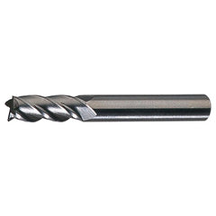 ‎5/64″ × 3/16″ x .2344″ × 1-1/2″ RHS / RHC HSS HSS Single End 4-Flute Center Cutting End Mill - Bright - Exact Industrial Supply